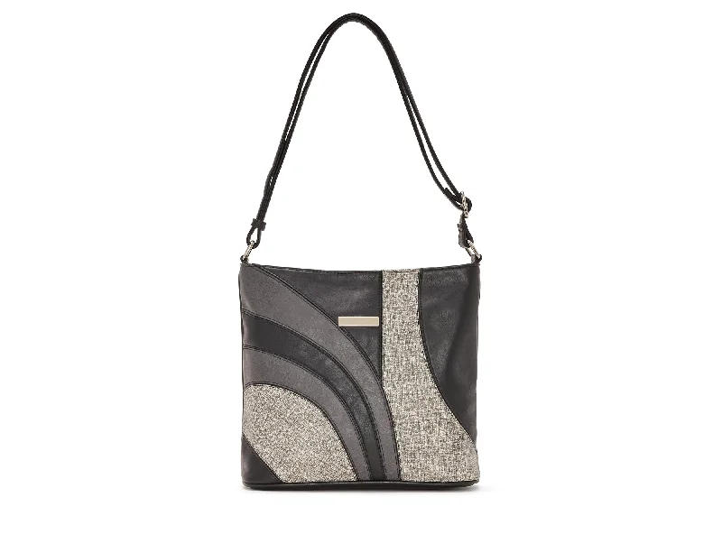 ladies handbags with silver hardware-NYOMI