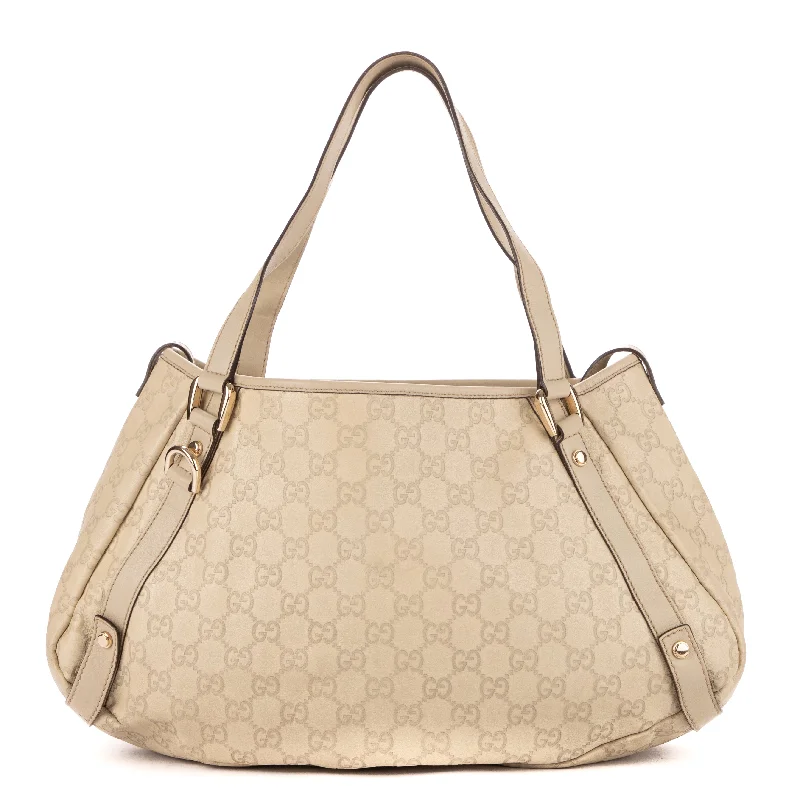 Ladies shoulder bag with pearl details-Abbey Hobo Diagonal