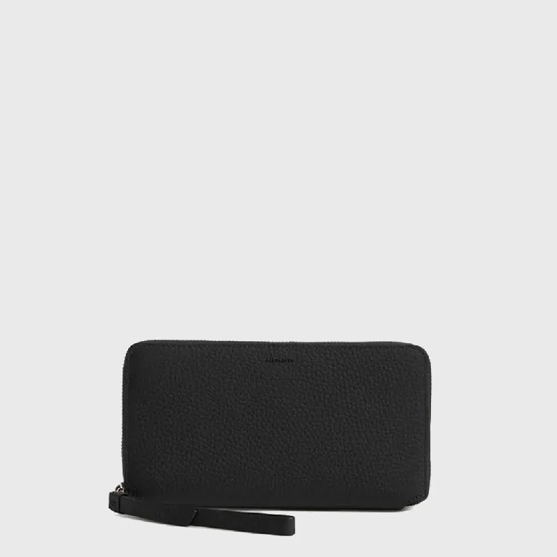 ladies wallet with floral stitching-Allsaints Fetch Phone Wristlet