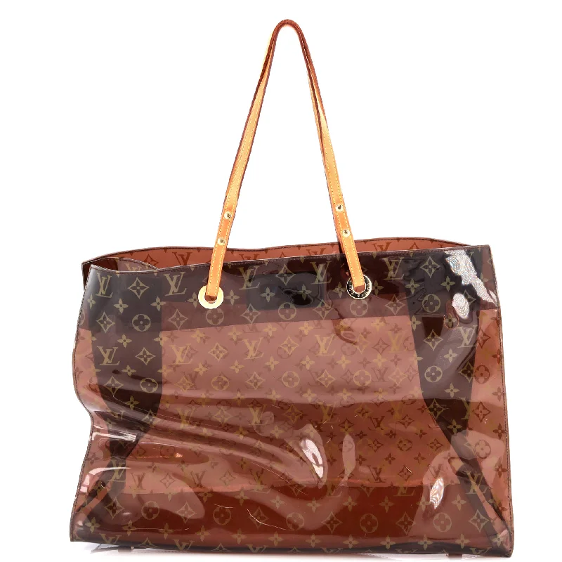 Ladies tote bag with compartments-Ambre Sac Cabas Monogram Vinyl GM