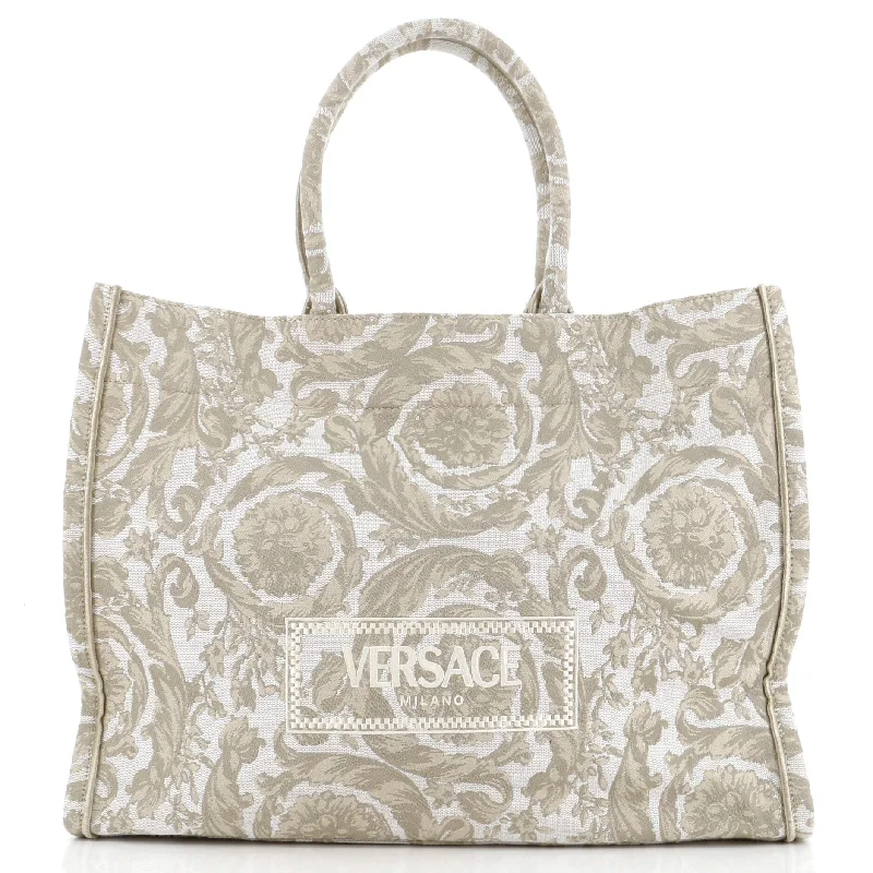 Ladies tote bag small-Athena Tote Barocco Jacquard