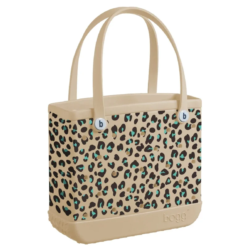 ladies handbags with sequins-Baby BoggÂ Bag in Turquoise Leopard