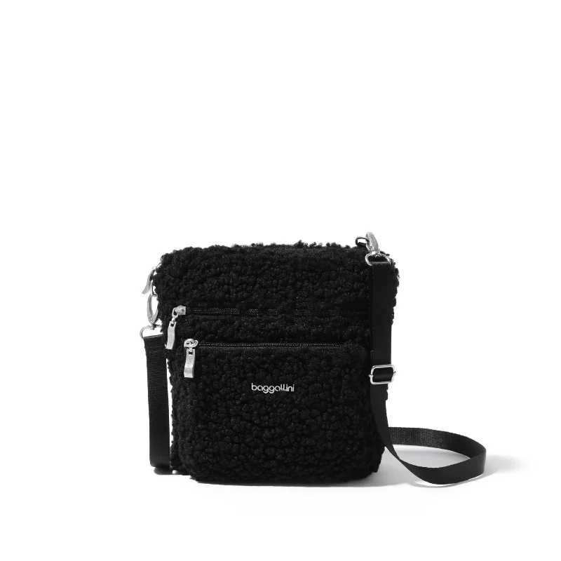 Ladies crossbody bag with studded trim-baggallini Modern Pocket Crossbody Bag