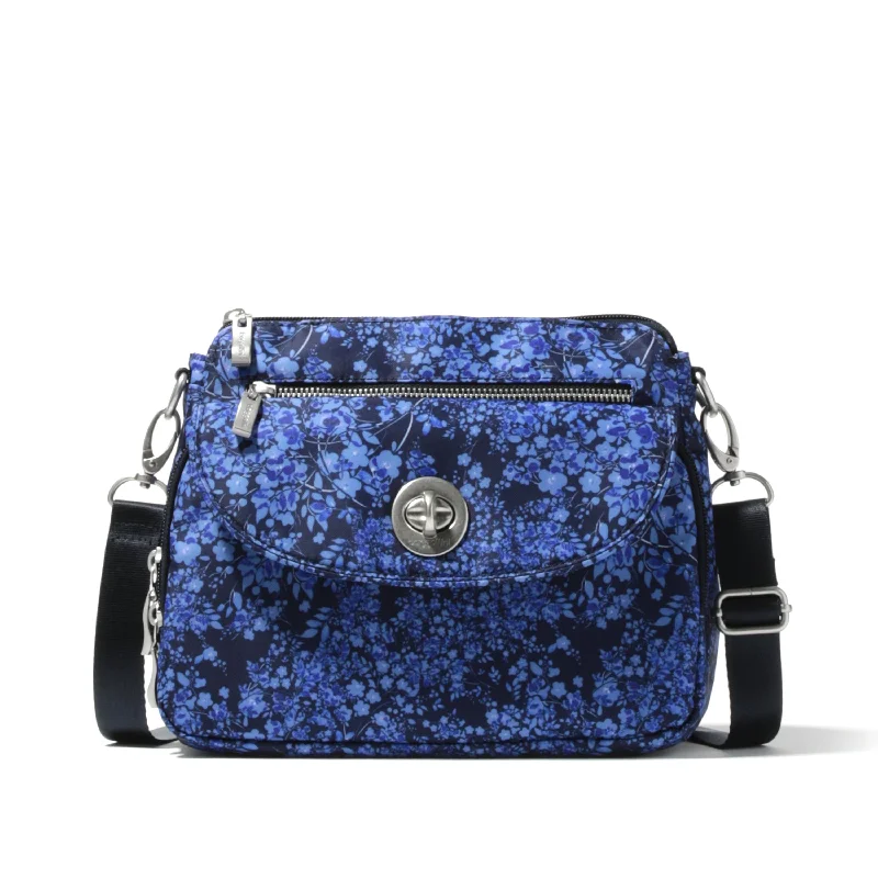 Ladies crossbody bag with flower embroidery-baggallini Women's Calais Crossbody Bag