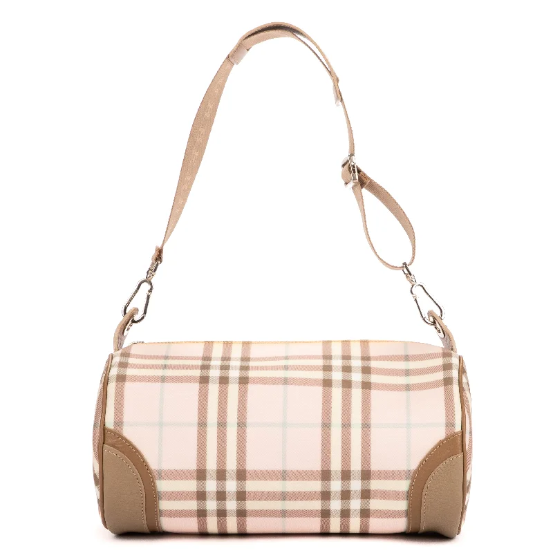 Ladies shoulder bag with angled design-Barrel Bag