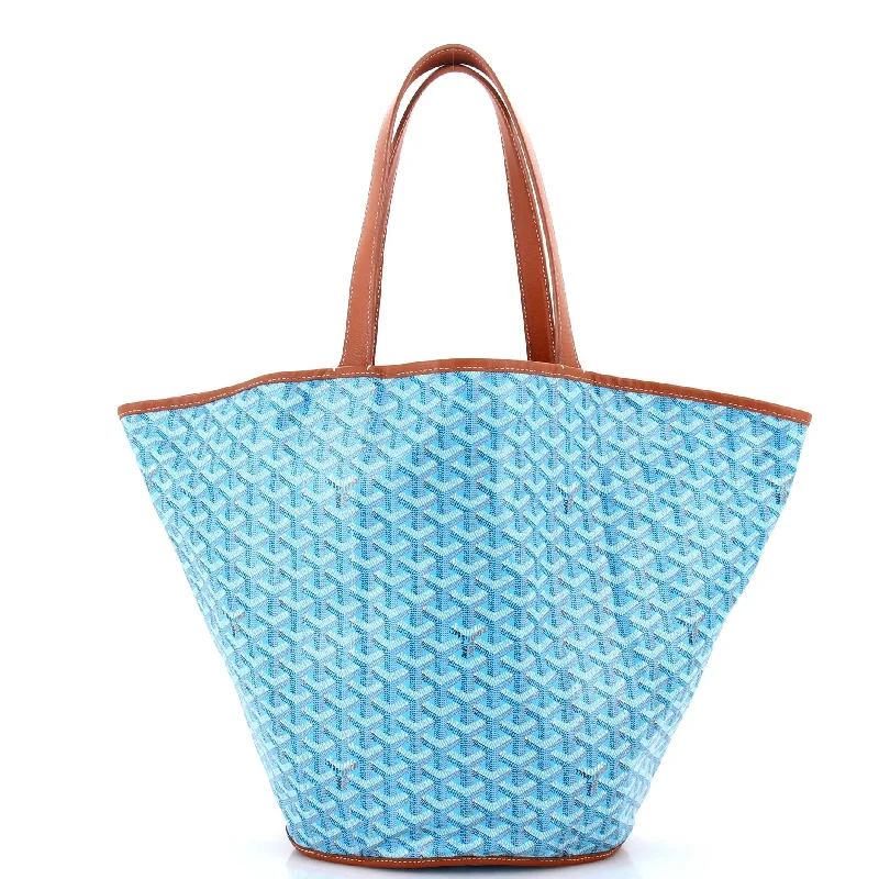 Ladies tote bag vegan leather-Belharra Reversible Tote Coated Canvas