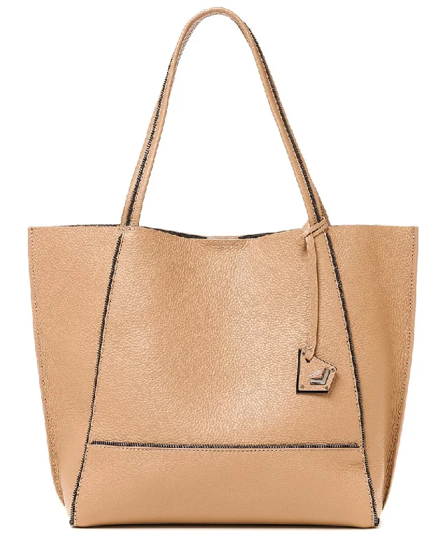 Ladies tote bag for cyclists-Botkier Soho Leather Tote