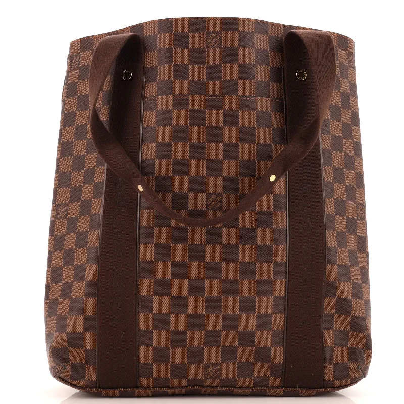 Ladies tote bag oversized-Cabas Beaubourg Damier