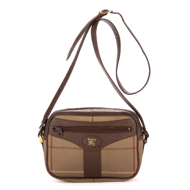 Ladies shoulder bag in brown-Camera