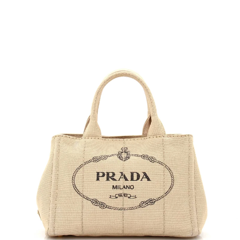 Ladies tote bag with bold print-Canapa Tote Canvas Mini