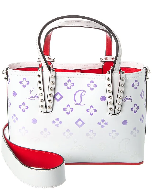 Ladies tote bag for errands-Christian Louboutin Cabata E/W Mini Leather Tote