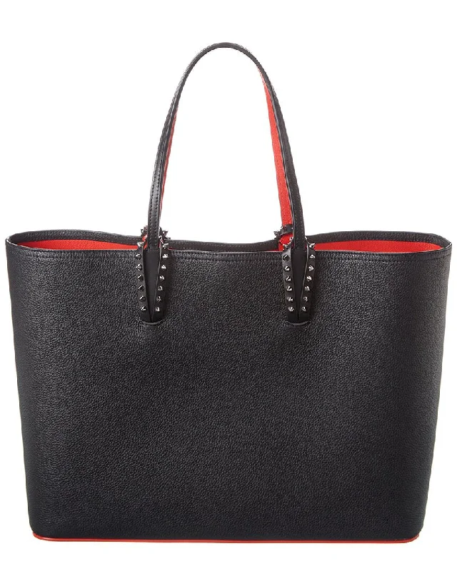 Ladies tote bag for runners-Christian Louboutin Cabata Leather Tote