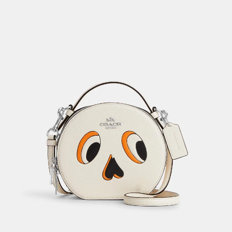 Ladies crossbody bag in oversized design-Coach Outlet Canteen Crossbody With Halloween Skeleton