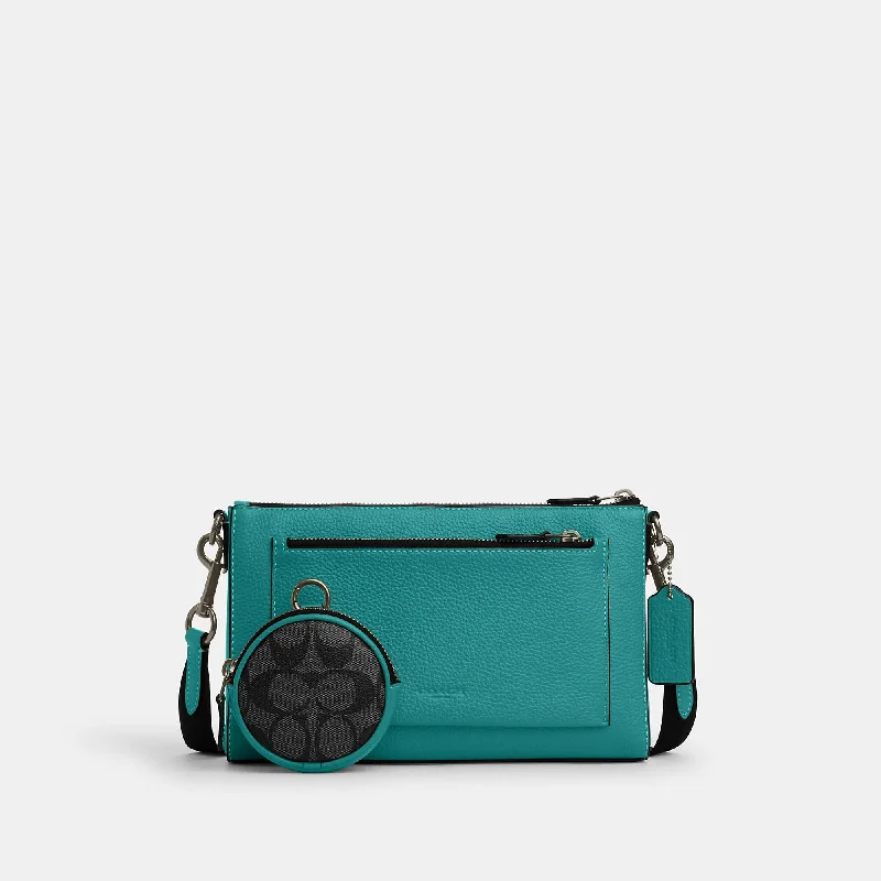 Ladies crossbody bag with keychain slot-Coach Outlet Holden Crossbody In Colorblock Signature Canvas