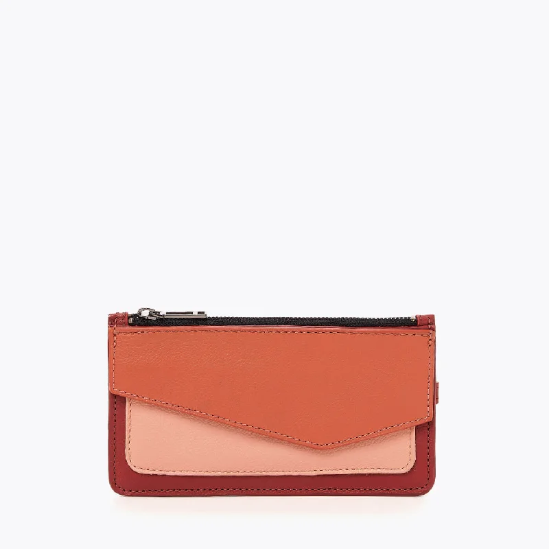 ladies wallet with foldable flap-Cobble Hill Slip Wallet