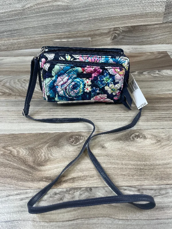 Ladies crossbody bag with colorful strap-Crossbody By Vera Bradley, Size: Medium