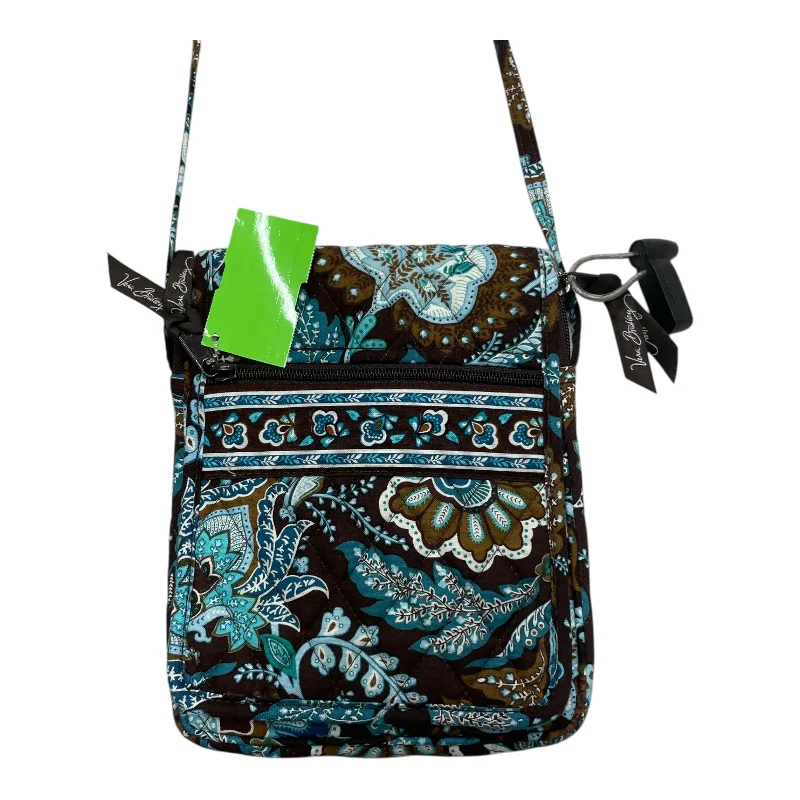 Ladies crossbody bag with velvet finish-Crossbody By Vera Bradley, Size: Medium