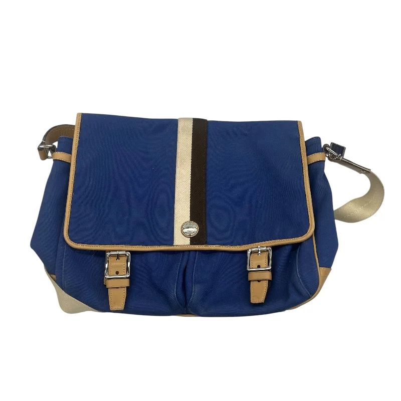 Ladies crossbody bag for young moms-Crossbody Designer By Coach In Blue, Size:Large