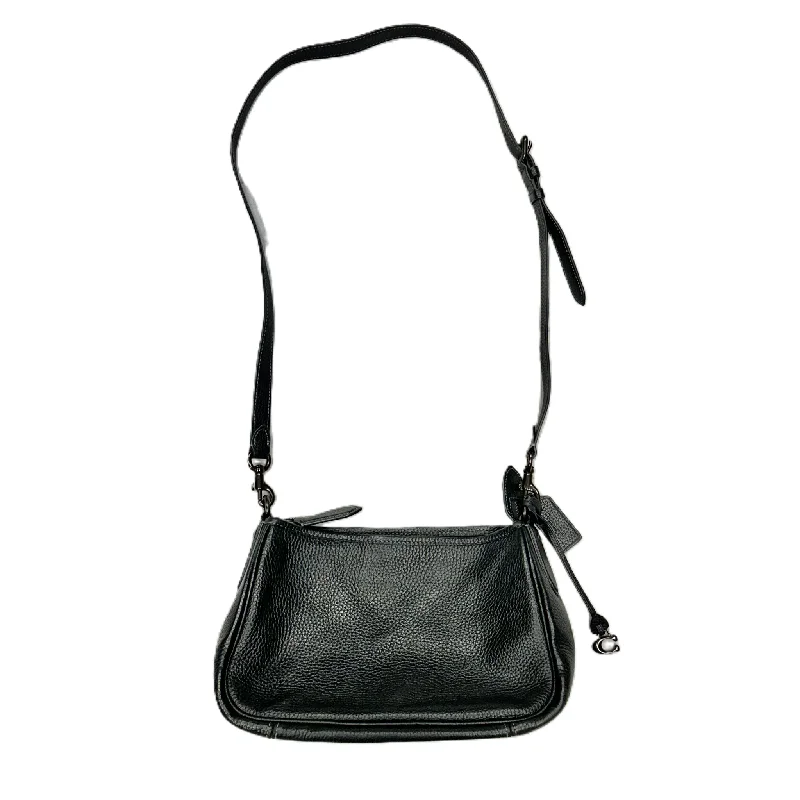 Ladies crossbody bag with side closure-Crossbody Designer By Coach, Size: Medium