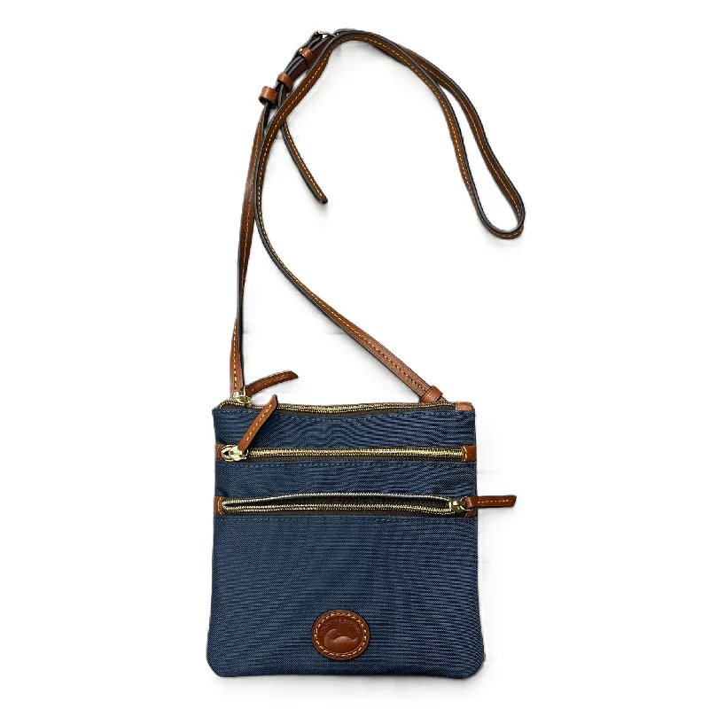 Ladies crossbody bag with rainbow strap-Crossbody Designer By Dooney And Bourke, Size: Small