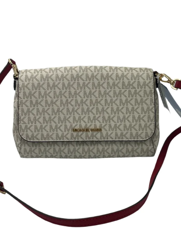 Ladies crossbody bag in elegant beige-Handbag / Crossbody Designer By Michael Kors