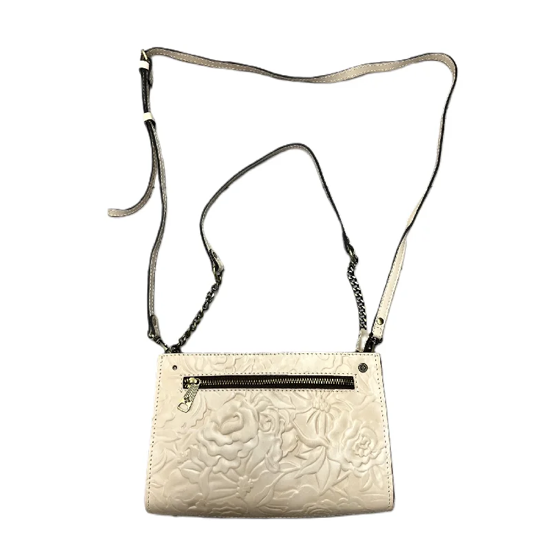 Ladies crossbody bag in light suede-Crossbody Designer By Patricia Nash, Size: Medium