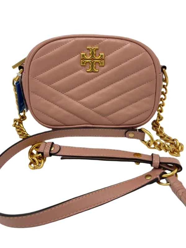 Ladies crossbody bag in bold patterns-Tory Burch Kira Chevron Quilted Leather Designer Crossbody Handbag