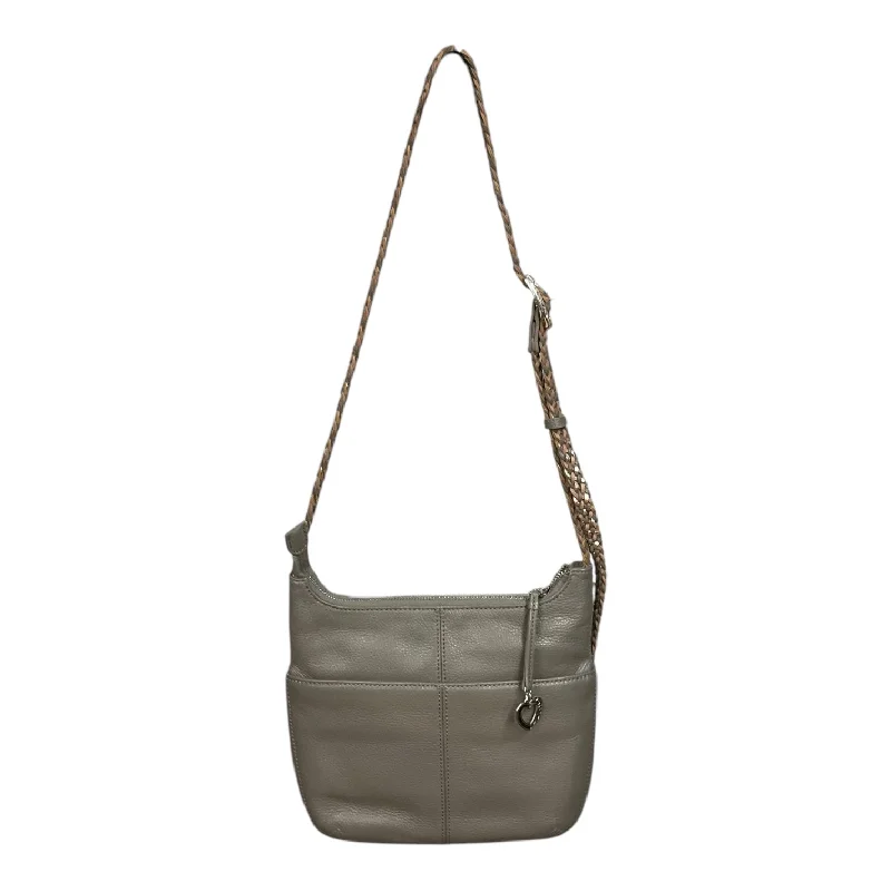 Ladies crossbody bag with metallic leather-Crossbody Leather By Brighton, Size: Small