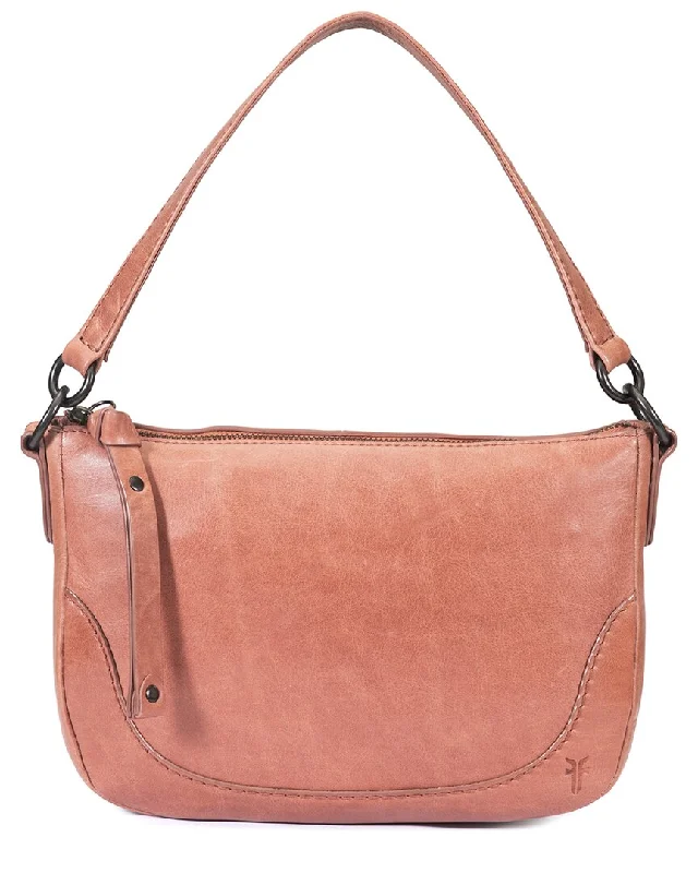 Ladies crossbody bag with boho vibes-Frye Melissa Leather Crossbody