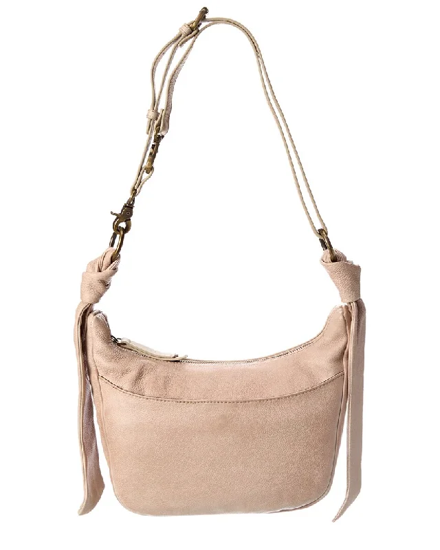 Small ladies crossbody bag for travel-Frye Nora Knotted Leather Crossbody