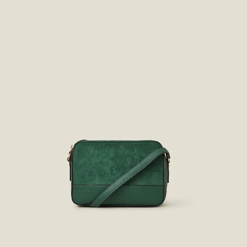 ladies handbags with straps-Green Classic Sling Bag