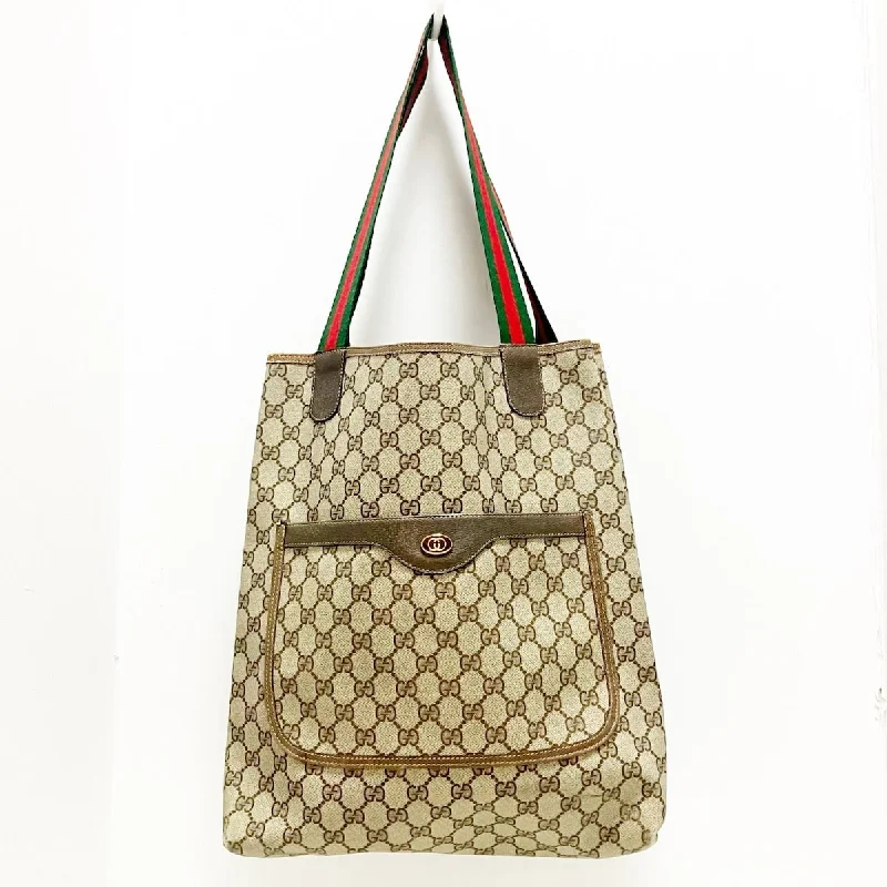 Ladies tote bag with cactus design-Gucci Cabas  Canvas Tote Bag (Pre-Owned)