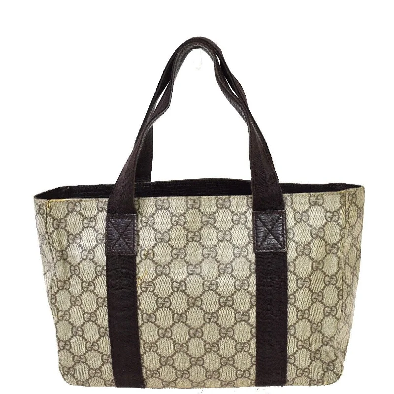 Ladies tote bag for math enthusiasts-Gucci  Canvas Tote Bag (Pre-Owned)