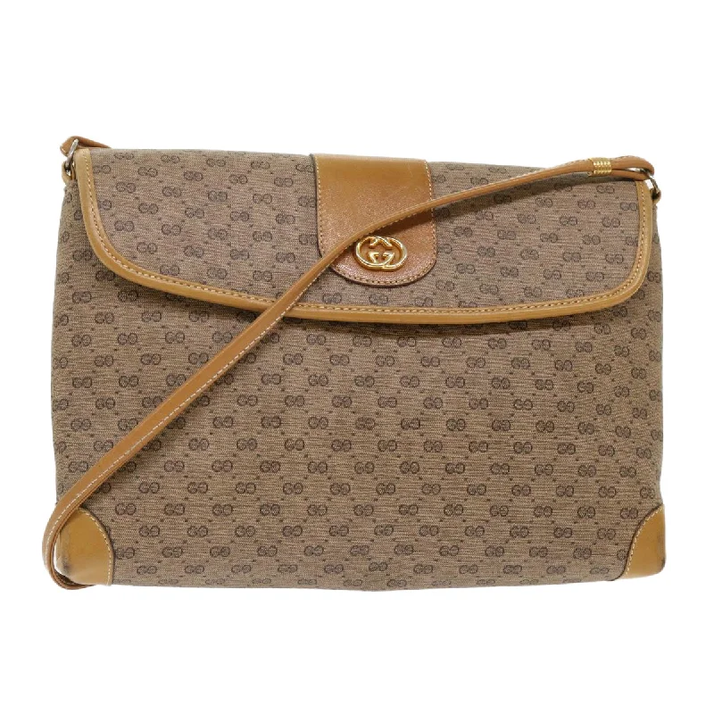 Ladies shoulder bag with chain detail-Gucci Gg Canvas Canvas Shoulder Bag (Pre-Owned)