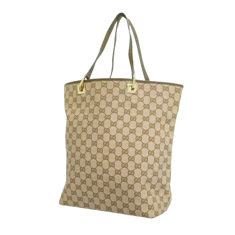 Ladies tote bag with party essentials-Gucci Gg Canvas  Canvas Tote Bag (Pre-Owned)