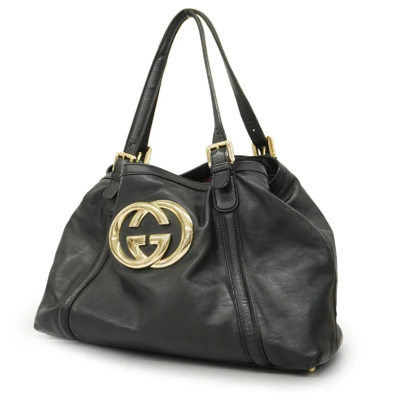 Ladies tote bag bohemian-Gucci  Leather Tote Bag (Pre-Owned)