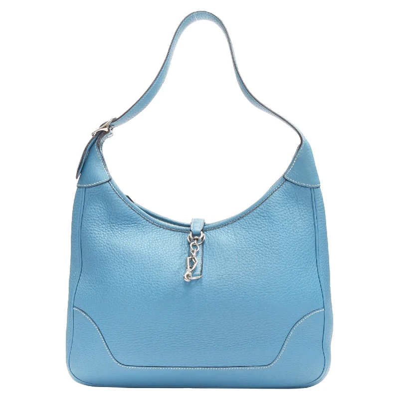 Ladies shoulder bag with chain accent-Hermes Trim II Jean Clemence togo lobster clasp hobo shoulder bag