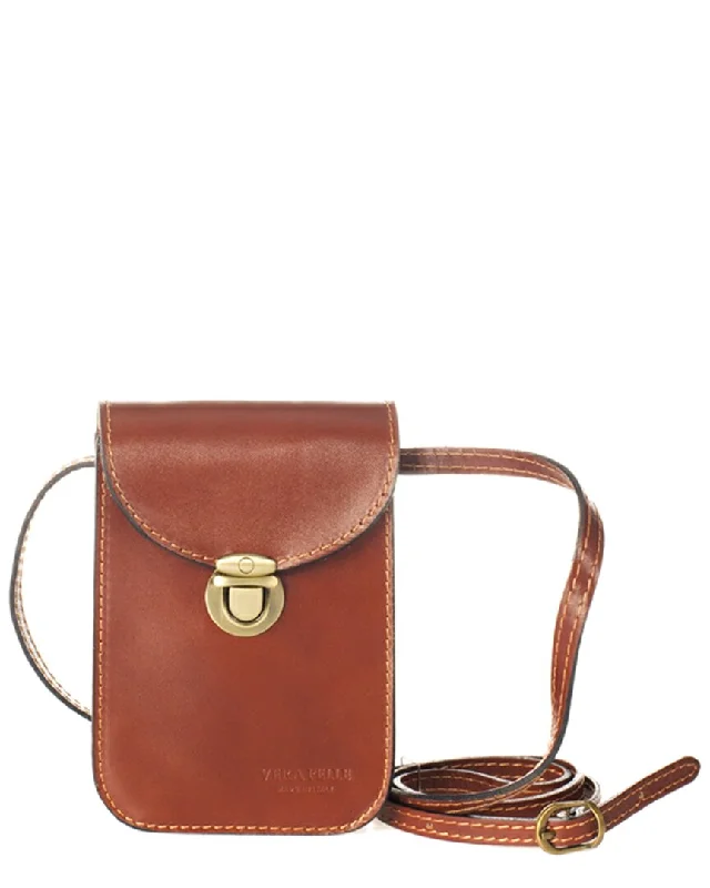 Ladies crossbody bag for casual elegance-Italian Leather Crossbody