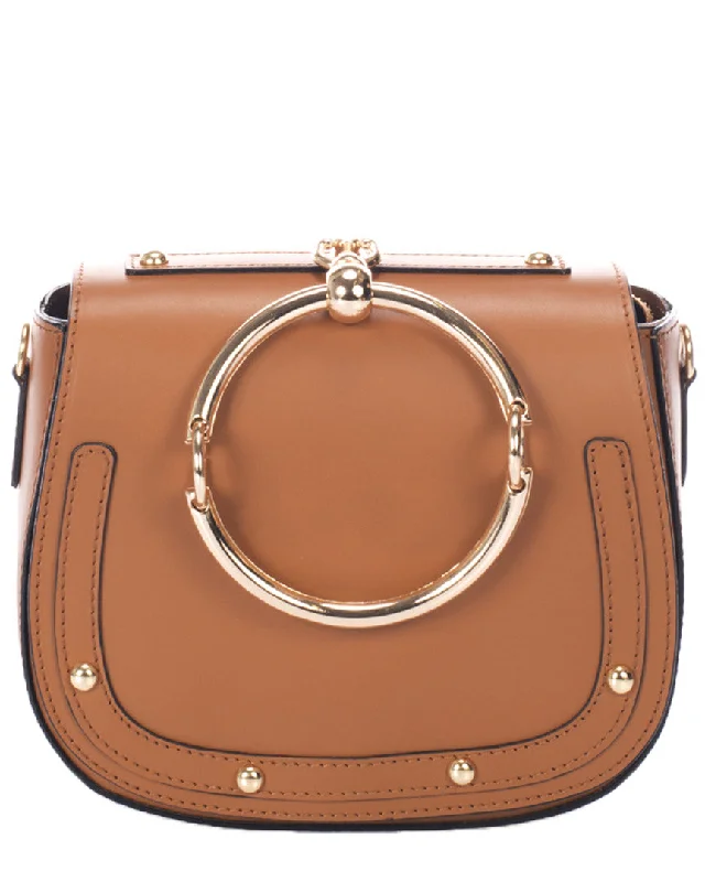 Ladies crossbody bag with fringe trim-Italian Leather Crossbody