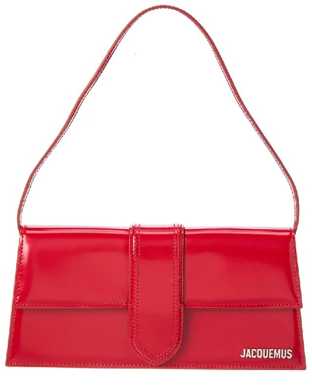 Ladies shoulder bag in tie-dye print-Jacquemus Le Bambino Long Leather Shoulder Bag