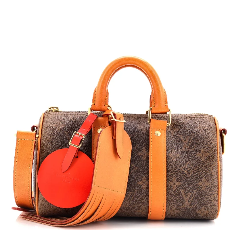 Ladies tote bag for evening-Keepall Bandouliere Bag Monogram Dust 25