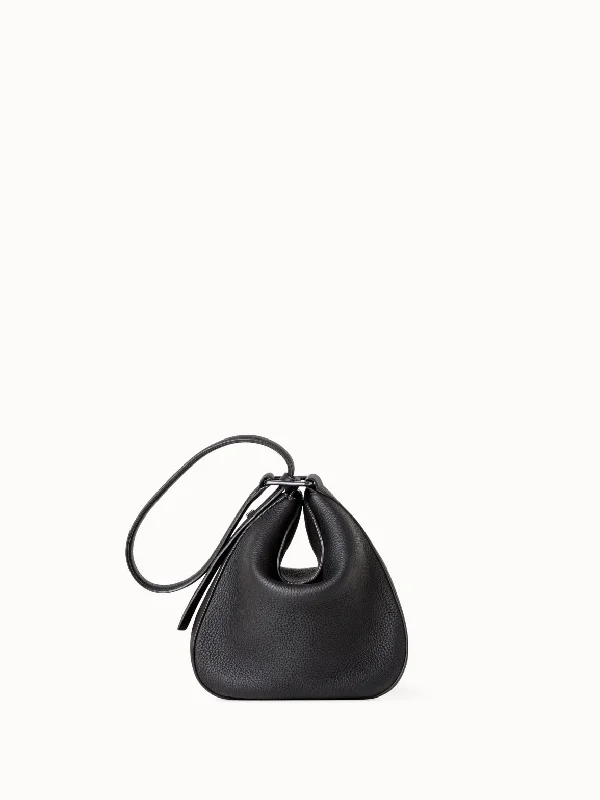 ladies handbags with silver hardware-Anna Little Hobo