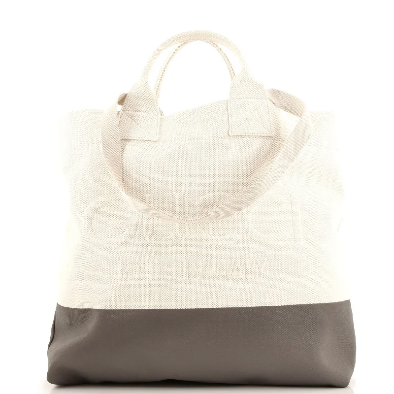 Ladies tote bag eco-friendly-Logo Embossed Open Tote Canvas