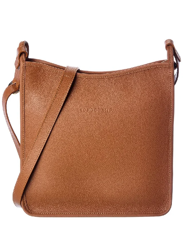 Ladies crossbody bag with cross-stitch-Longchamp Le Foulonne Zipped Large Leather Crossbody