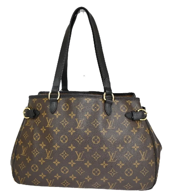 Ladies tote bag with snap closure-Louis Vuitton Batignolles Horizontal  Canvas Tote Bag (Pre-Owned)