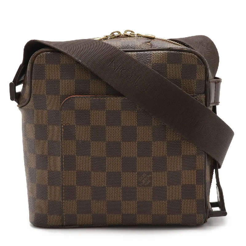 Ladies shoulder bag in designer style-Louis Vuitton Damier Olaf PM Shoulder Bag N41442