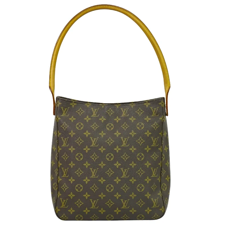 Ladies shoulder bag for concerts-Louis Vuitton Looping Gm  Canvas Shoulder Bag (Pre-Owned)