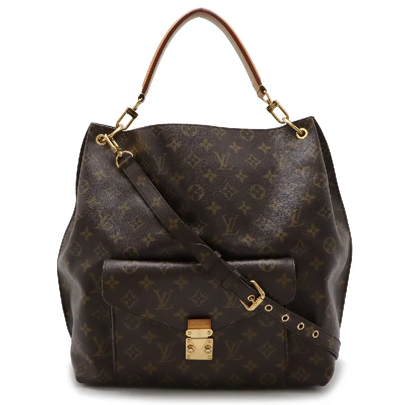 Ladies shoulder bag with geometric print-Louis Vuitton Monogram Metis Shoulder Bag M40781