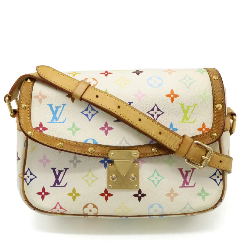 Ladies shoulder bag in pink-Louis Vuitton Monogram Multicolor Sologne Shoulder Bag M92661