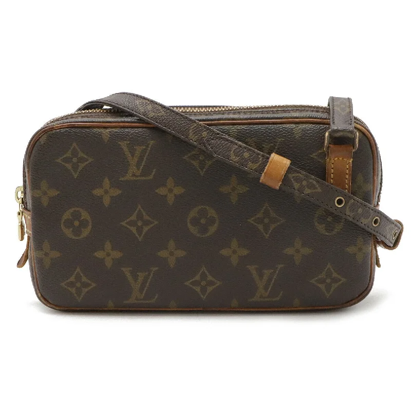 Ladies shoulder bag with buckle-Louis Vuitton Monogram Shoulder Bag M51828